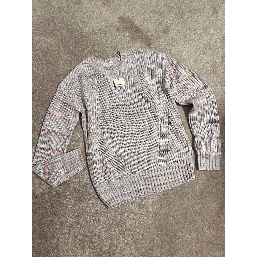 NWT Lucky Brand Marled Sweater